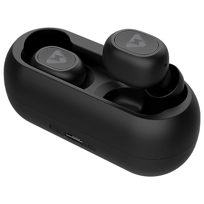 INSTAPLAY Power Shots Bluetooth Truly Wireless in Ear Earbuds with Mic (Black) INSTAPLAY Power Shots Bluetooth Truly Wireless in Ear Earbuds with Mic (Black)